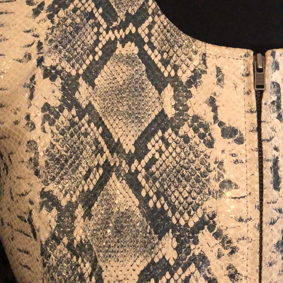 Newport News Snake Print Leather Jacket - Picture 2 of 9